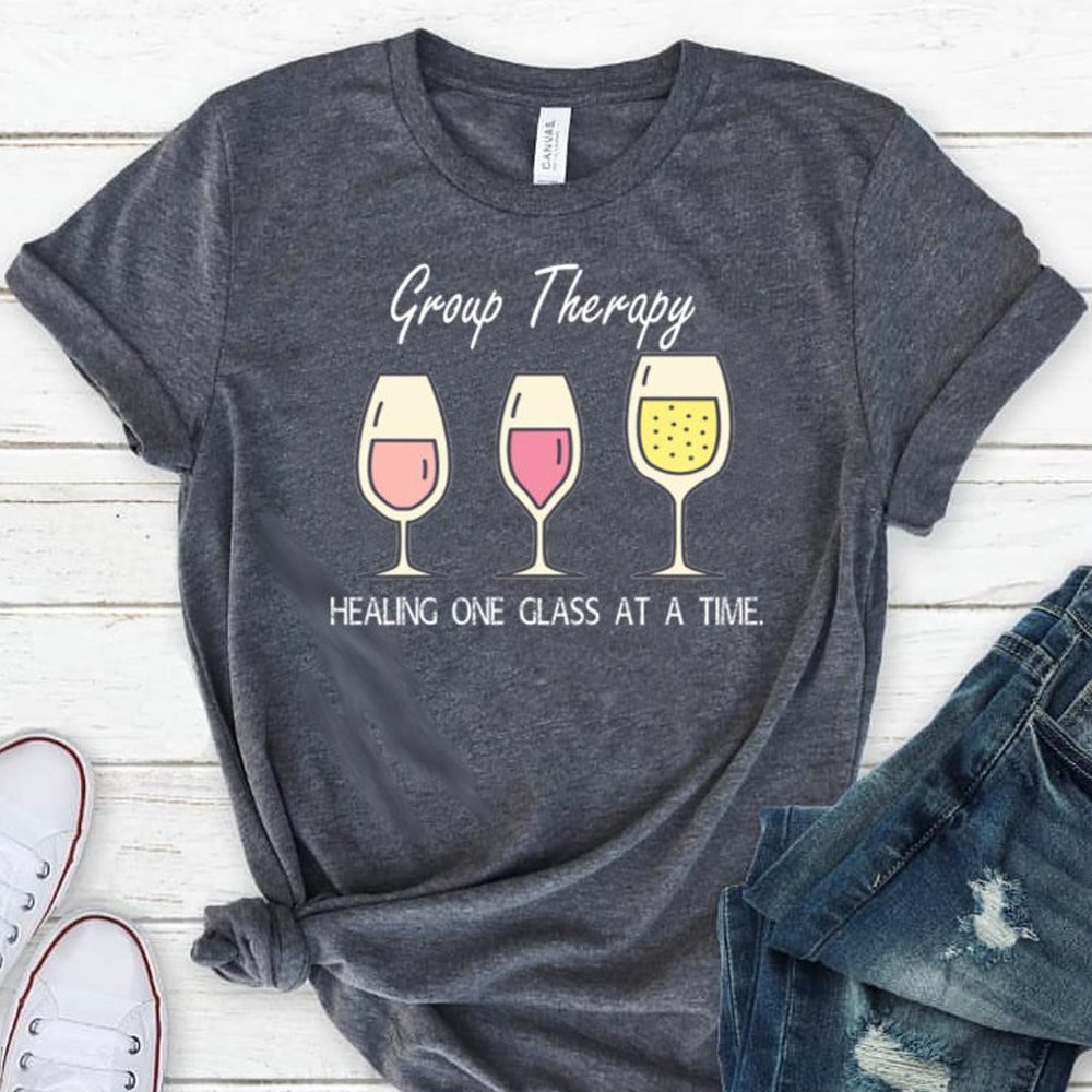 Group Therapy Healing - Grey T-shirt, Graphic Tee